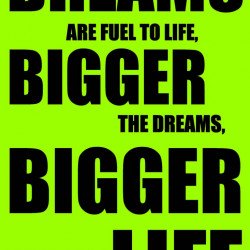 Dreams Are Fuel To Life - Motivational Poster Dreams Are Fuel To Life - Motivational Poster