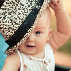 Child's Love - Cute Little Baby With A Hat Child's Love - Cute Little Baby With A Hat