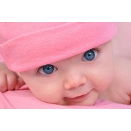 Child's Love - Baby In Pink Hat Child's Love - Baby In Pink Hat