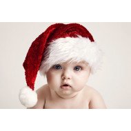 Child's Love -Baby With Christmas Hat Child's Love -Baby With Christmas Hat