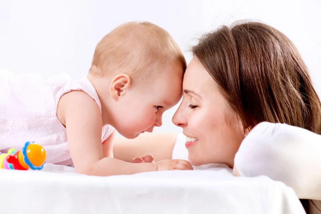 mother Child's Love - Cute Baby With His Mother
