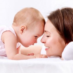 Child's Love - Cute Baby With His Mother Child's Love - Cute Baby With His Mother