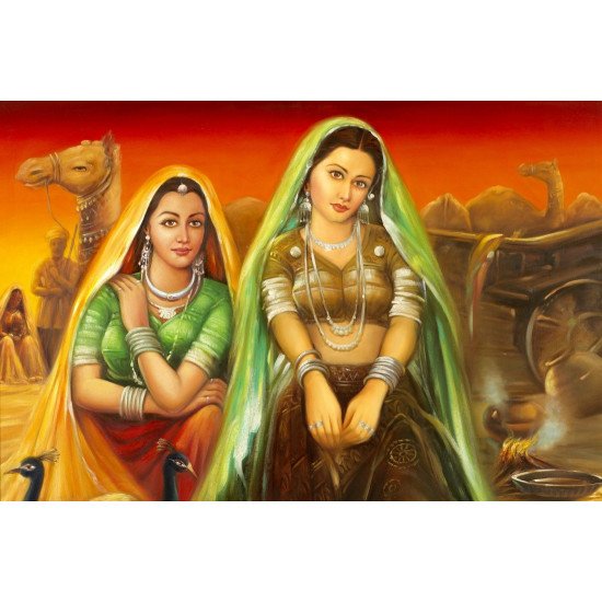 Rajasthani Ladies Fine Art
