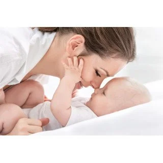 Child's Love Mom And Baby