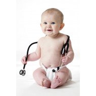 Child's Love - Cute Baby With Stethoscope Child's Love - Cute Baby With Stethoscope