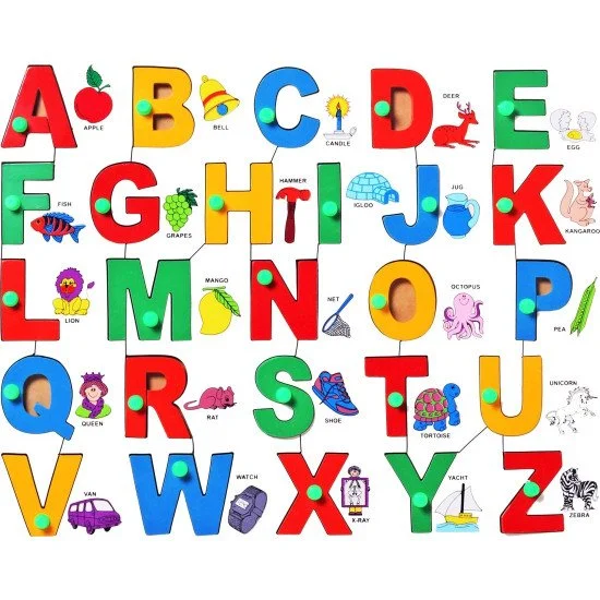 English Alphabets Chart Ver. 4