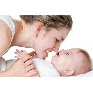 Child's Love Mom And Baby