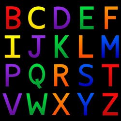 English Alphabets Chart Ver. 5 English Alphabets Chart Ver. 5