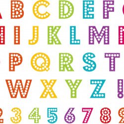 English Alphabets Chart Ver. 8