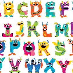 English Alphabets Chart Ver. 9