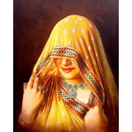 Lady In Yellow Saree Lady In Yellow Saree