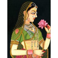 Lady With Lotus Fine Art 2 Lady With Lotus Fine Art 2