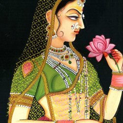 Lady With Lotus Fine Art 2 Lady With Lotus Fine Art 2