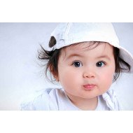 Child's Love - Cute Baby With White Hat Child's Love - Cute Baby With White Hat