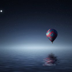 Parashute In Night Parashute In Night