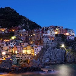 Cinque Terre In Night