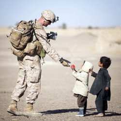 Soldier With Kids Soldier With Kids