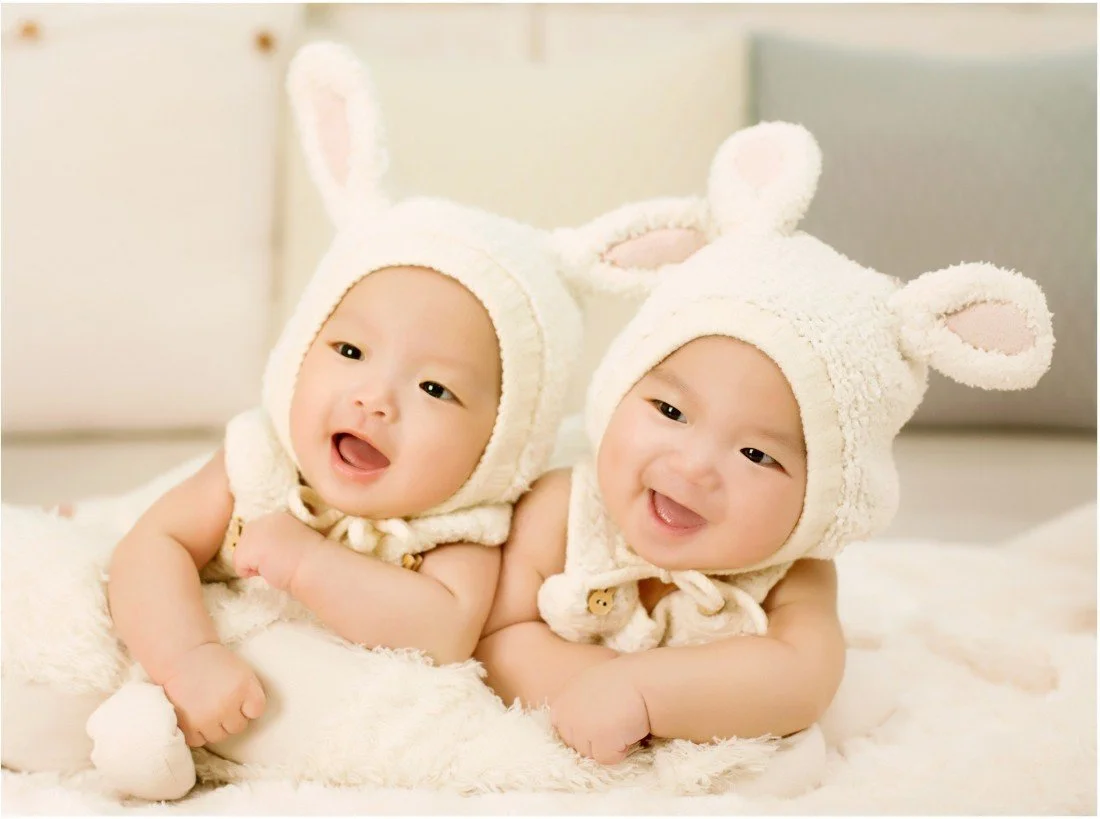 Child's Love - Cute Twin Babies