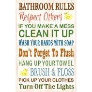 Bathroom Rules