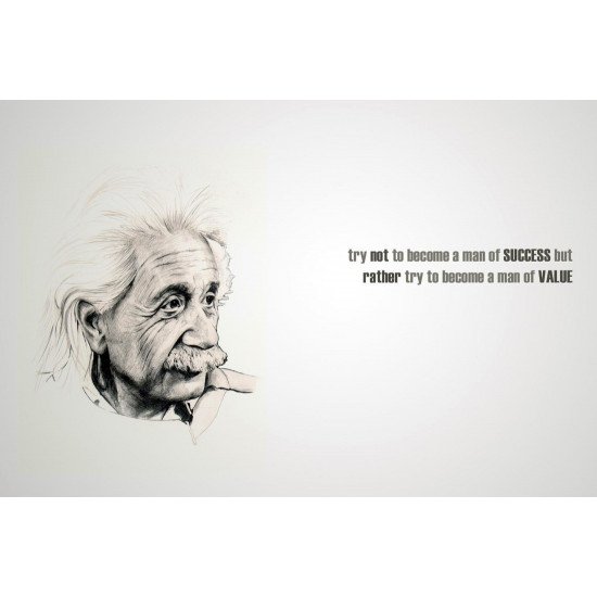 Albert Einstein Motivational Quote 2