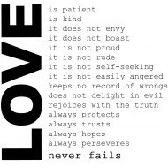Love Never Fails Love Never Fails