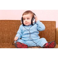 Child's Love - Baby With Headphone Child's Love - Baby With Headphone