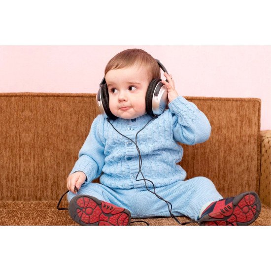 Child's Love - Baby With Headphone