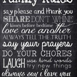 Family Rules Family Rules