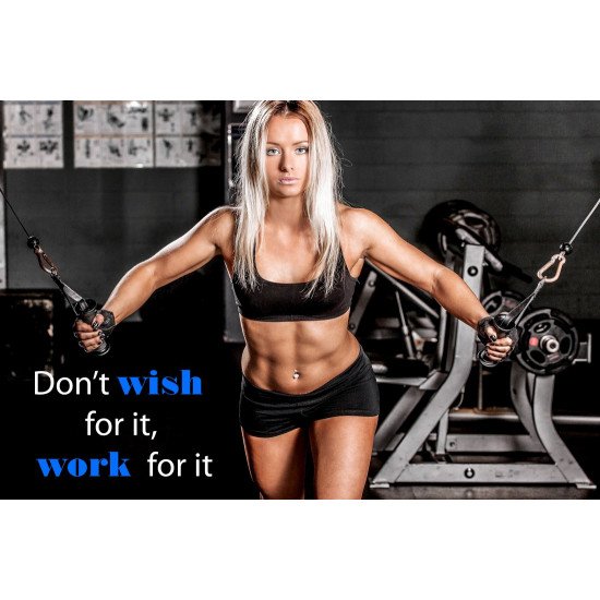 Don'T Wait For It, Work For It Motivation Quote