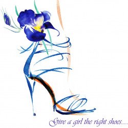 Give A Girl The Right Shoes Motivational Quote Give A Girl The Right Shoes Motivational Quote
