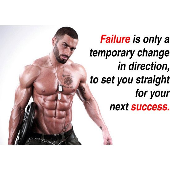 Success And Failure Motivation Quote