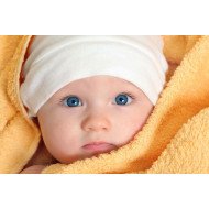 Child's Love - Cute Baby In Yellow Towel Child's Love - Cute Baby In Yellow Towel
