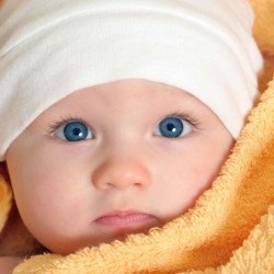 Child's Love - Cute Baby In Yellow Towel Child's Love - Cute Baby In Yellow Towel