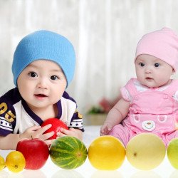 Child's Love - Cute Boy And Girl Child's Love - Cute Boy And Girl