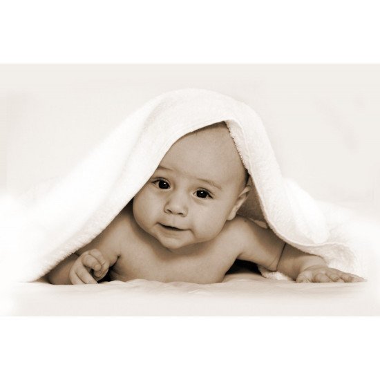 Cute Baby In A Towel