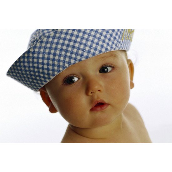 Cute Baby In A Sailor's Hat
