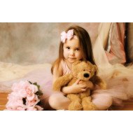 Child's Love - Cute Little Girl With A Teddy Child's Love - Cute Little Girl With A Teddy