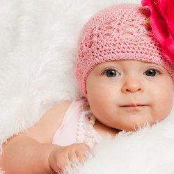 Child's Love - Cute Baby In A Pink Hat Child's Love - Cute Baby In A Pink Hat
