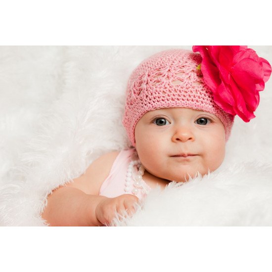 Child's Love - Cute Baby In A Pink Hat