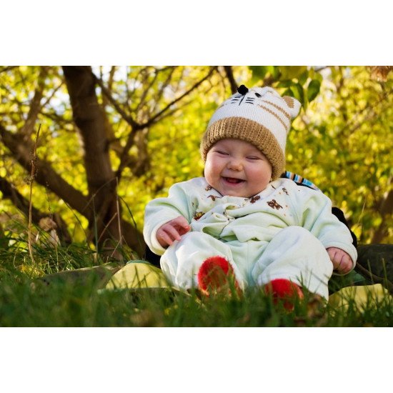 Child's Love - Smiling Baby In The Garden