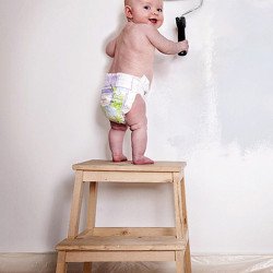 Child's Love - Cute Baby Painting Wall Child's Love - Cute Baby Painting Wall