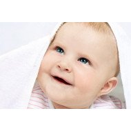 Child's Love - Smiling Baby In White Towel Child's Love - Smiling Baby In White Towel