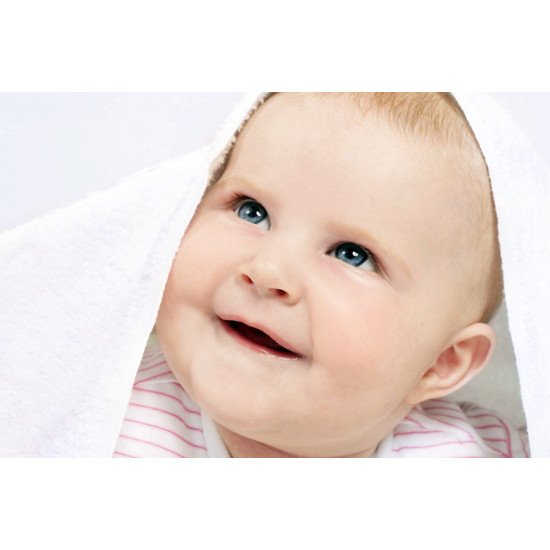 Child's Love - Smiling Baby In White Towel