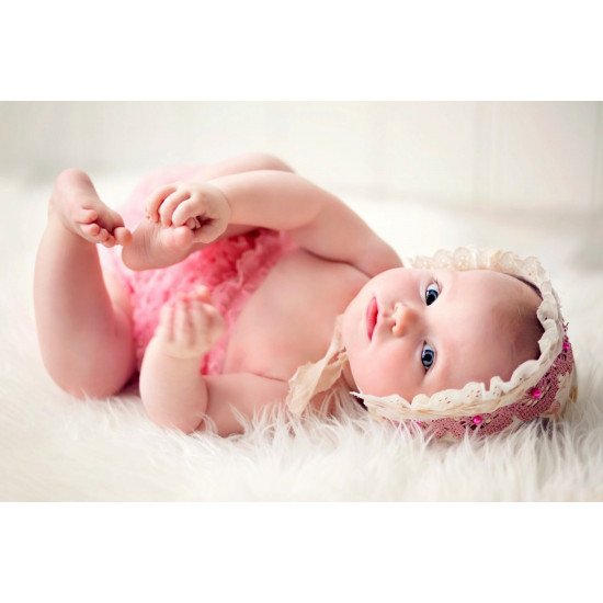 Child's Love - Cute Baby In A Pink Dress