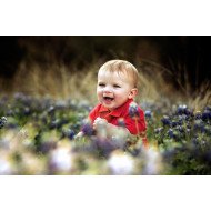 Child's Love - Cute Baby In The Garden Child's Love - Cute Baby In The Garden