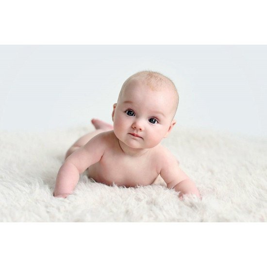 Child's Love - Cute Baby On A White Fur