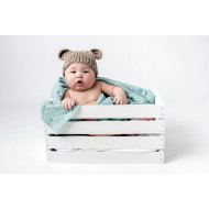 Child's Love - Cute Baby In A White Bucket Child's Love - Cute Baby In A White Bucket