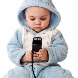 Child's Love -  Cute Baby Playing With Smartphone Child's Love -  Cute Baby Playing With Smartphone