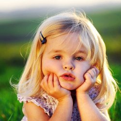 Child's Love -  Cute Little Blonde Girl Child's Love -  Cute Little Blonde Girl