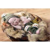 Child's Love - Cute Baby In A Basket Child's Love - Cute Baby In A Basket